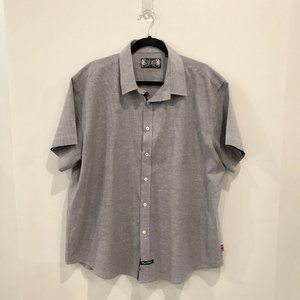 Men's ENGLISH LAUNDRY Short Sleeve Button Down Shirt. Size XL